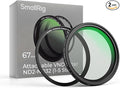 SmallRig 67mm Magnetic Variable ND Filter ND2-ND32 (1-5 Stops) + 67mm Threaded Filter Ring, No X Cross HD Optical Glass Waterproof Scratch Resistant Magnetic Adjustable Neutral Density Filter - 4581