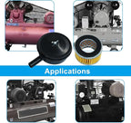 Zorfeter 20mm Threaded 1/2" PT Air Compressor Silencer Intake Noise Muffler Replacement, Air Filter Element Accessories Air Compressor Parts HE014A