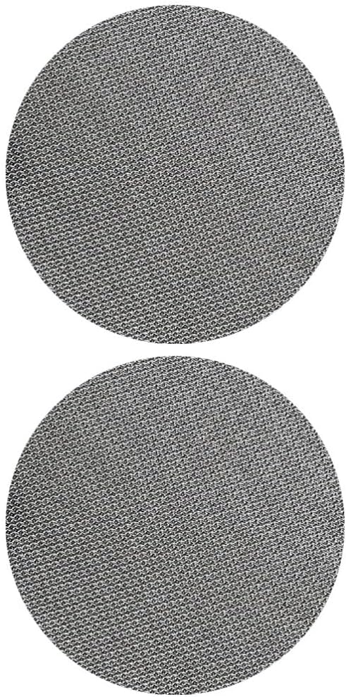 Cabilock 2pcs Stainless Steel Espresso Filter Plate Coffee Machine Compatible Easy to Filter Mesh for Espresso Extraction