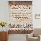 Farmhouse Sheer Curtains 54 Inch Length Brown Country Star Berry Vintage Wood Grain Chiffon Curtain for Bedroom Living Room Light Filtering Window Treatments Voile Curtains Drapes for Kitchen