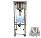 INTSUPERMAI 10L Buchner Funnel Filtering Kit, with 10L Vacuum Flask, Stainless Steel Frame, Negative Pressure Filtration, Lab Vacuum Suction Filter for Liquid-Liquid Extraction