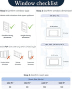 Windmill Window Air Conditioner - Quiet & Smart, Easy Install, Voice-Enabled, Remote & App Control AC Unit - 6,000 BTU