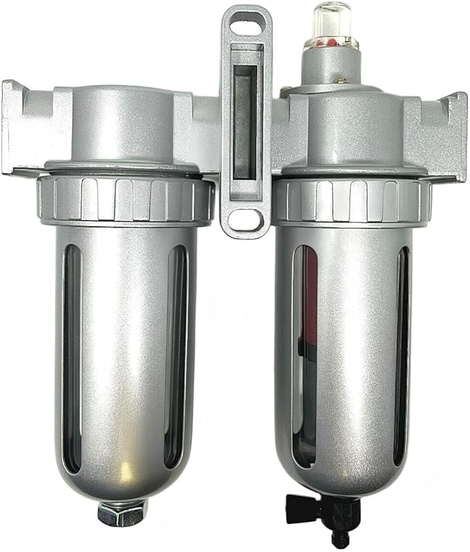 PA208503AV Paint Booth Filter Dryer - Removes Oil & Dries Compressed Air - For Pneumatic Tools & Compressed Air Systems - Air Cleaner & Dryer Combo Replacement - 3/8" Female Pipe In & Out