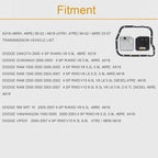 8Pcs For Dodg e 42RE Transmission Solenoid Valve A518 618 46re 47re Governor Pressure Sensor Solenoid Valve Filter Kit 2000-up