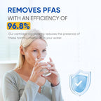 PUREPLUS NSF/ANSI 401, 53, 42 & NSF P473 Certified Replacement for HDX FMG-1, PL-100, WFC1201, PC75009, RWF1060, RWF0600A, 469991 Refrigerator Cartridge,2Pack