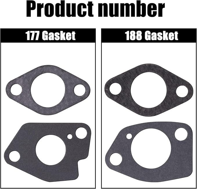 Air Filter Adapter Jet Kit for Predator 301cc 420cc 11hp 13hp 15hp GX340 GX390 389cc Stage 1 Mini Bike Parts Go Kart Golf Cart Lawnmower Water Pump Pressure Washer Generator OHV Engine (Red)