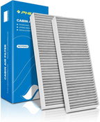 PHILTOP Cabin Air Filter w/Activated Carbon, Compatible with CF8603A Honda Accord 1998-2002, Acura TL 1999-2003, Acura CL 2001-2003, Premium Activated Carbon Filter Up Dust Pollen Odor, Pack of 2