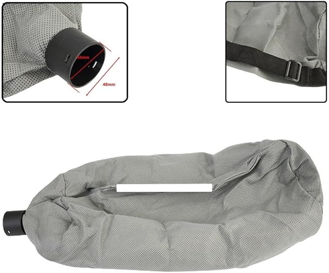 Dust Collector Vacuum Bag for Self-Vacuum Wall Sanders Long Pole Drywall Sanding Machine Compatible Replacement for Renovation Tools 1 or 2 Pack(2PCS)