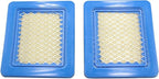 491588s Air Filter, Compatible with Briggs 491588, Toro 20332, Craftsman 3364, Premium Lawn Mower Air Cleaner (2Pcs)