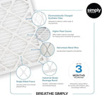 Simply 16x36x1 Air Furnace Filter For HVAC, Merv 8, 6 Pack (Actual Size: 15.75"x35.75"x0.75") DUST, Pet, & Allergy Control,