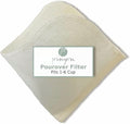 Pour Over Reusable Cloth Coffee Filter - Made in Canada of Hemp and Organic Cotton - Zero Waste, Eco-Friendly.
