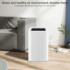 121 Replacement Filter Compatible for Blueair Blue Pure 121 Smart Machine, 2 in 1 Filtration System, White Airborne Particle Dust Pet Dander Filter&Odor Smoke Smell Activated Carbon Filter, 1 Pack