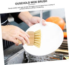 Multi-Function Pot Brush Natural Vegetable Scrubber for Dishes Pans and Pots Comfortable Grip for Easy Cleaning Use