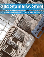 3Pack 5Mesh 10'' x 14'' Wire Mesh Screen, 304 Stainless Steel Anti-Rusted Mesh Screen, Sturdy Wire Diamaeter 0.7mm, Easy to Cut, Woven Sturdy Metal Mesh Sheets for Air Vent, DIY Project, Drainage