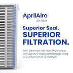 AprilAire 410 Replacement Filter for AprilAire Whole House Air Purifiers - MERV 11, Clean Air & Dust, 16x25x4 Air Filter (Pack of 8)