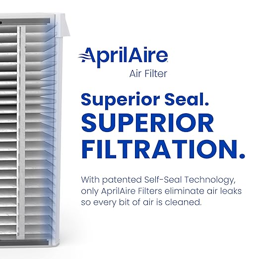 AprilAire 410 Replacement Filter for AprilAire Whole House Air Purifiers - MERV 11, Clean Air & Dust, 16x25x4 Air Filter (Pack of 1)