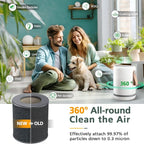 1 Pack Air Mini PECO-HEPA Replacement Filters Compatible with Moleku-le Tri-Power Air Mini and Air Mini + Air Purifiers