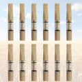 Cigarette Filters Wheat Straw 12pcs Cigarette Holder Reusable Clean Tar Tobacco Filter with Multi-Filtering for Standard Size Cigarettes Ø8mm,Slim Cigarettes Ø6mm and Ø5mm
