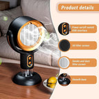 Smoke Buddy – Smoke Purifier for Smoking Indoors, Portable Rechargeable Smoke Fan for Smoking Indoors with Removable Washable Filter – Eliminates Smoke & Odors for BBQ & Hot Pot (gold,rechargeable)