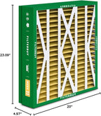 Filterbuy 21x23.5x5 Air Filter MERV 11 Superior Pet & Allergy Defense (3-Pack), Pleated HVAC AC Furnace Filters for Trane Perfect Fit & American Standard (Actual Size: 20.00 x 23.09 x 4.97)