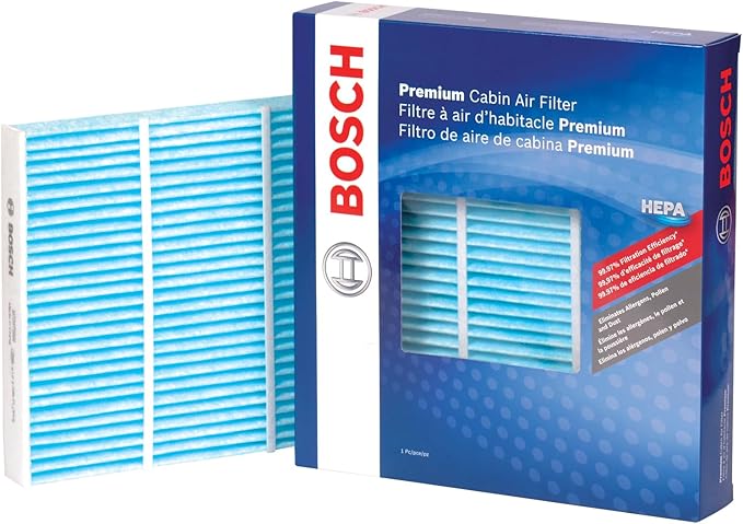 BOSCH 6043C HEPA Cabin Air Filter - Compatible with Select Ford C-Max, Escape, Focus, GT, Transit Connect; Lincoln MKC