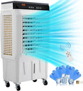 VEVOR Evaporative Air Cooler,2100 CFM 13X34 inch Air Cooler,3 Speeds and 12H Timer Portable Air Conditioner,Energy-Saved Swamp Cooler for party,pool and patio,7 Gal Water Tank & 750 Sq.Ft