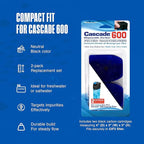 Penn-Plax Cascade 600 Filter Replacement Carbon Cartridges (2 Pack) – Provides Chemical Filtration for Freshwater and Saltwater Aquariums