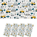 4 Pcs Fluorescent Light Covers for Ceiling Lights Construction Vehicle Excavators Trucks Mountains Decorative Magnets Light Filters for Office Home Classroom Must Haves 4’ x 2’