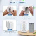 8 Pack For DSTx HEPA + Carbon Filters Replacement Compatible with Clarifion DSTx Mini Personal Portable Air Purifiers for Home, Bedroom and Pets, Works for Dust, Smoke,Odors and Airborne Particles