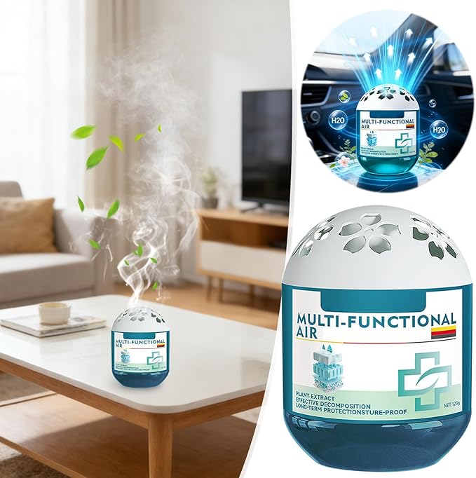 Air Magic Box - Indoor Air Purification Dust Removal Magic Box, Multi Functional Vacuum Automatic Dust-Collecting Box, Plant-Based, No Electricity & Noise Long-Lasting Fresh for Any Room (1 pcs)