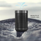 QUEENTY Car Air Purifier, Air Purifier for Car with True HEPA Filter, H13 HEPA Filter Clean Air 99.97% of Dust,Portable Car Accessories for Traveling,Vehicle Use(Carbon Fiber)