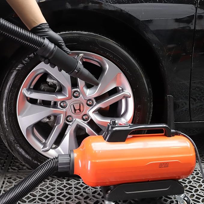 SPTA Car Dryer Air Blower, Car Dryer, Handheld High Powered Filtered Car Wash Dryer Blower,Dry Before Car Cleaning,Car Detailing,Car Wax,or Ceramic Coating (1200WCar Dryer Air Blower)