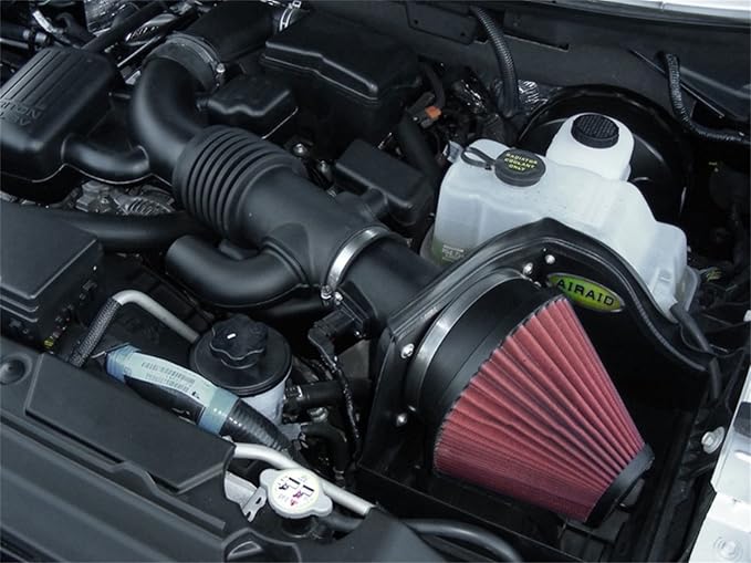 AIRAID Cold Air Intake System by K&N: Increased Horsepower, Cotton Oil Filter: Compatible with 2008-2010 FORD (F150, F150 SVT Raptor, F250 Super Duty, F350 Super Duty) AIR-400-226