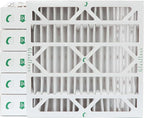 Glasfloss ZL 20x20x4 MERV 13 (FPR 10) 4" Inch Air Filters for AC and Furnace. Case of 6. Actual Size: 19-1/2 x 19-1/2 x 3-3/4