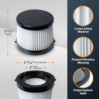 POWERTEC DCV5011H HEPA Filters for DeWalt DCV501HB 20V Cordless Handheld Vacuum 4 Pack, Cartridge Filter for DeWalt Vacuums (75122-P4)