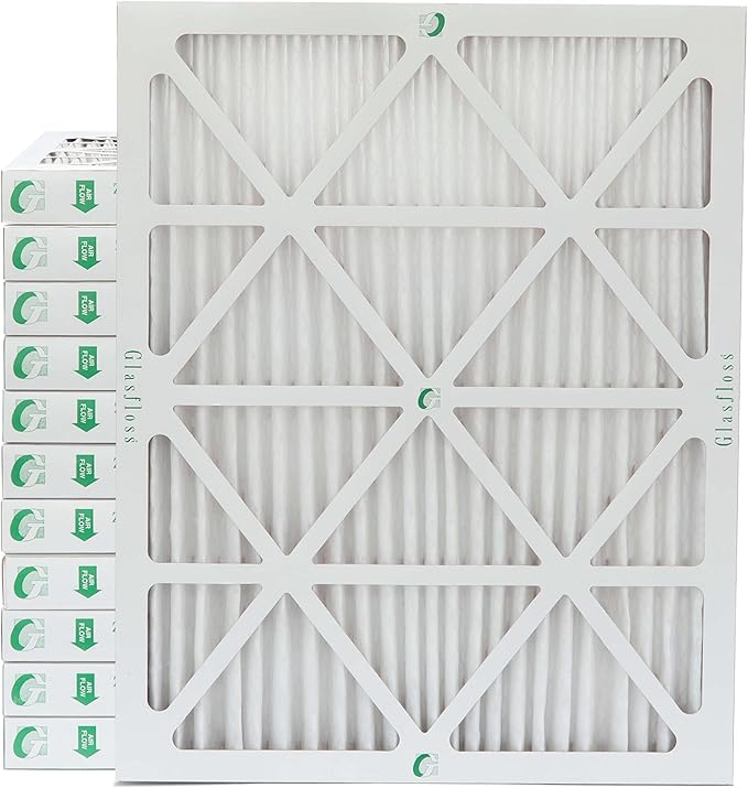 Glasfloss ZL 14x20x2 MERV 13 (FPR 10) 2" Inch Air Filters for AC and Furnace. Case of 12. Actual Size: 13-1/2 x 19-1/2 x 1-3/4