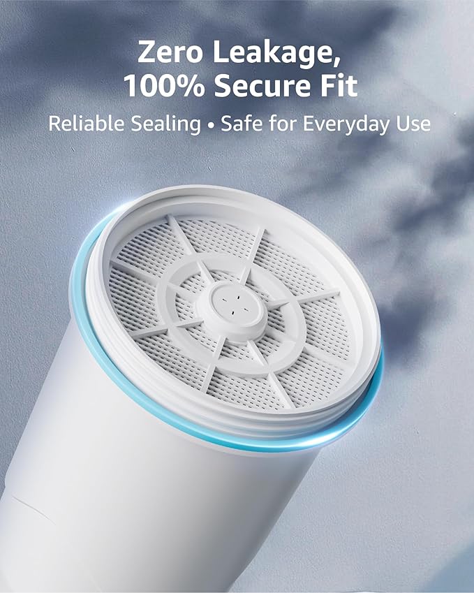 Compatible with Zero Pitchers and Dispenser, 0 TDS Premium Filtration, Fit for ZR-001 ZR-004 ZP-006 ZR-017 ZS-008 Filters, reducing Lead, Chromium, and Contaminants by Sensiblopt, 4 Pack