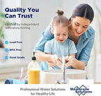 Membrane Solutions 10 Micron Sediment Water Filter Replacement Polypropylene Cartridge 10"x 2.5" for Whole House RO System, Compatible with AP110, GE FXUSC, WHKF-GD05, Culligan P5-6 Pack