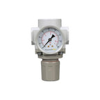 PneumaticPlus SAR400-N06BG Compressed Air Pressure Regulator 3/4" NPT - Bracket, Gauge