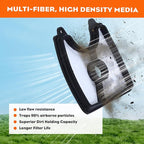 Hipa 125B 545112101 Air Filter 581798001 545081841 Fuel Line Kit for Husq 125B 125BVX 125BX Leaf Blower Jonsered B2126 BV2126 Blower Parts with Primer Bulb Fuel Filter Spark Plug