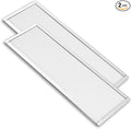 360mm 120mm x 2 PC Fan Dust Mesh Filter 4.72inch PVC Computer PC Case Dust Proof Filter Cover Magnetic White 2-Pack