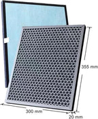 Air Purifier Filter, Compatible For Hitachi, EP-A3000 A5000 A5100C M5200C EP-NZ50J EPF-CX40F EP-DX40E Air Purifier