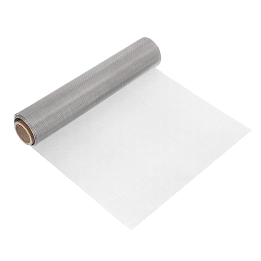 uxcell 30 Mesh 79" x 12" Woven Wire Mesh, 304 Stainless Steel Air Vent Filter Screen, Window Screen Mesh for DIY Projects Vents Cover Filtration Animals Fence