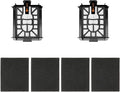 2 Pack Base Post-Motor HEPA Filters Replacement Parts Kit for Shark AI AV2511AE AV2501S AV2610WA AV2501AE RV2502AE RV2610WA UR2500SR RV2520AOUS AV2510AOUS 2-In-1 AI Ultra Robot Vacuum Accessories.