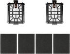 2 Pack Base Post-Motor HEPA Filters Replacement Parts Kit for Shark AI AV2511AE AV2501S AV2610WA AV2501AE RV2502AE RV2610WA UR2500SR RV2520AOUS AV2510AOUS 2-In-1 AI Ultra Robot Vacuum Accessories.