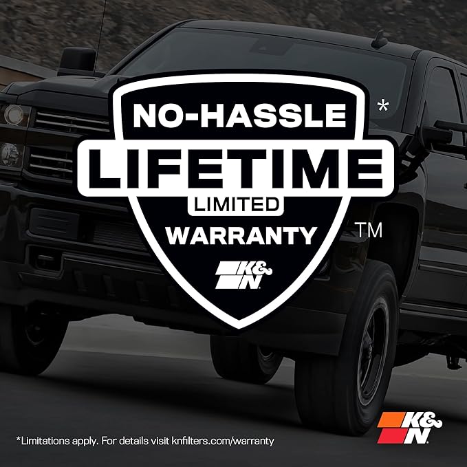 K&N High-Flow Original Lifetime Engine Air Filter: Increase Performance, Premium, Washable: Compatible with 2007-2024 FORD/LINCOLN: Expedition, F150, F250, F350, F450, F550, F560, Navigator, 33-2385