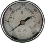 T-H-B CO EDGE INDUSTRIAL Heavy Duty Compressed AIR Filter Regulator Combo Piggyback, Metal Bowl, Visible Sight Glass, 5 Micron Element (1/2" AUTO Drain)