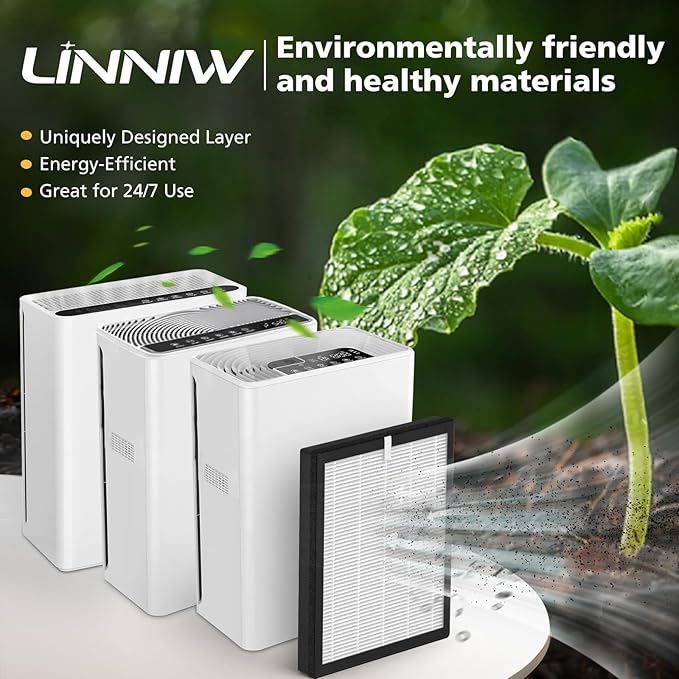 G3 Air Purifier Replacement Filter for AMEIFU, Compatible with AMEIFU G3 Sferf-30 (FXAP2W) Air Purifier For VEWIOR A3 Air Purifier filter For Tailulu HQZZ-260 3-IN-1 HEPA, 4 Pack