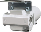 PneumaticPlus SAFD400-N04BD-MEP Compressed Air Coalescing Filter, 0.01 Micron 1/2" NPT - Metal Bowl, Auto Drain, Bracket