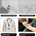 KENGEE Reusable Electrical Air Purifying Respirator, Rechargeable 3 Speeds Fan Modes Air Purifier with HEPA Filter for Outdoor Sports Housework